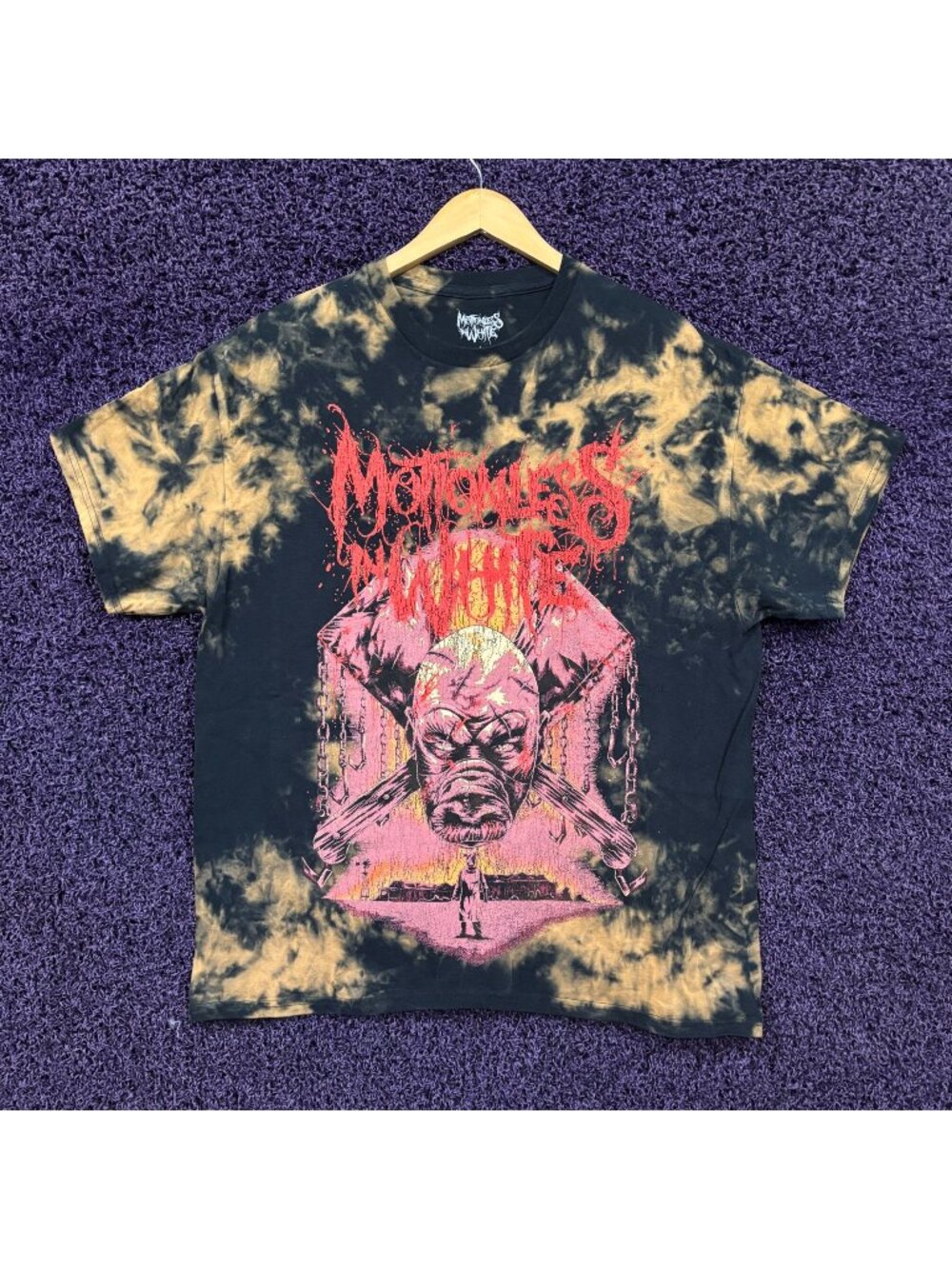 Motionless in White Slaughterhouse Tie-Dye T-Shirt Size Large